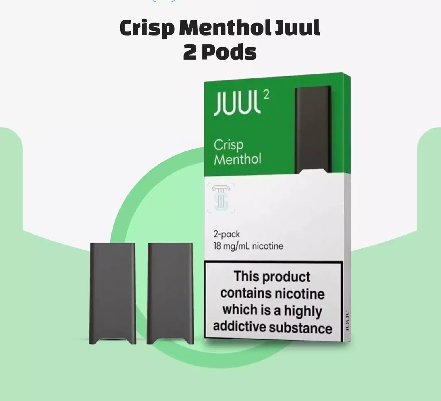 Crisp Menthol JUUL 2 Pods