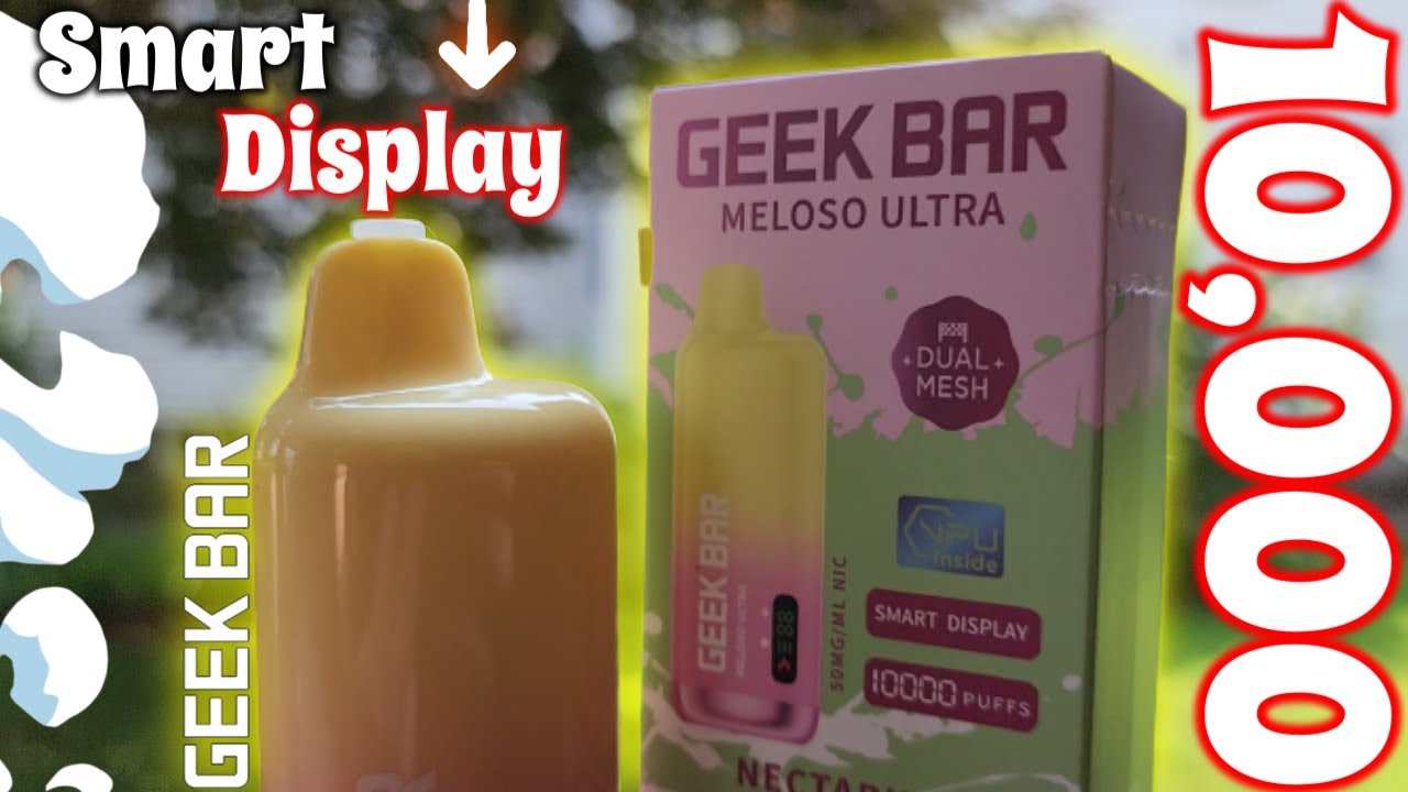GEEK BAR MELOSO ULTRA | 10,000 PUFFS | SMART DISPLAY