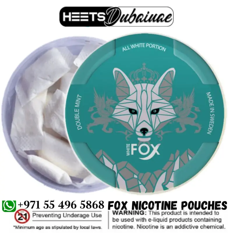 white fox nicotine pouches gn tobacco 18mg