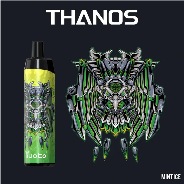 new yuoto thanos disposable vape 5000 puffs banana ice