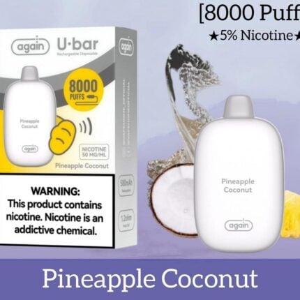 AGAIN U BAR 8000 Puffs Vape Pineapple Coconut