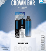 Al Fakher Berry Ice Crown Bar Disposable Vape 8000 Puffs
