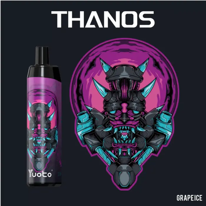 new yuoto thanos disposable vape 5000 puffs banana ice