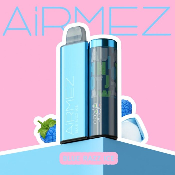 airmez vape 10000 puffs blue razz ice