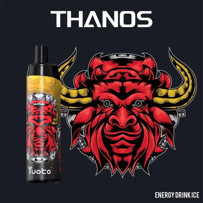 new yuoto thanos disposable vape 5000 puffs banana ice