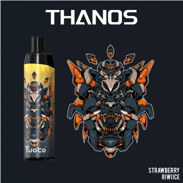 new yuoto thanos disposable vape 5000 puffs banana ice