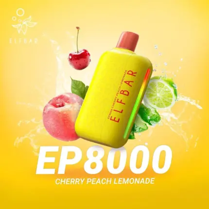 ELF Bar EP8000 Puffs Vape Cherry Peach lemonade