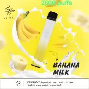 ELF Bar Vape 2600 Puffs Banana Milk