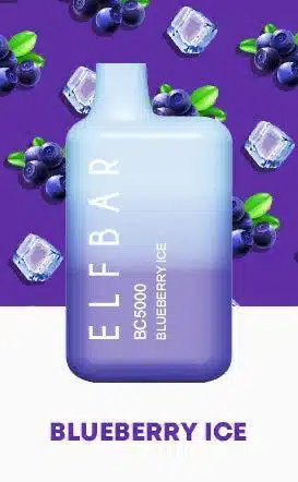 new elf bar disposable vape bc5000 puffs blue raspberry