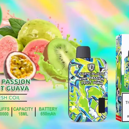 Hyperjoy 10000 Puffs Kiwi Passion Fruit Guava