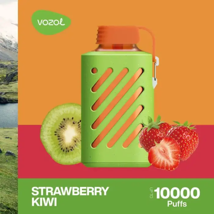 vozol gear 10000 puffs strawberry kiwi disposable