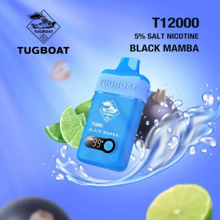 tugboat t12000 disposable vape 5% nicotine