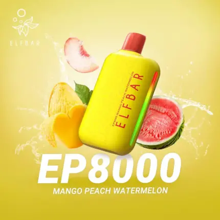 ELF Bar EP8000 Puffs Vape Mango Peach Watermelon