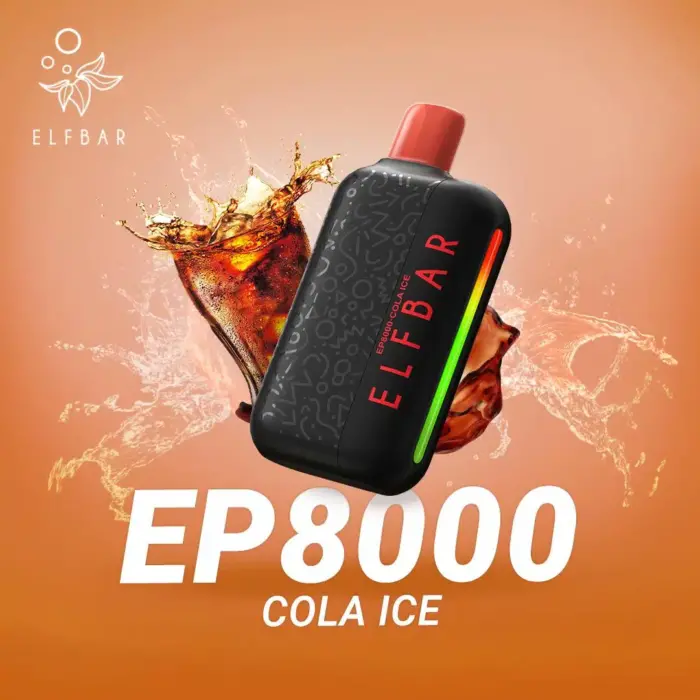 elf bar ep8000 puffs vape cola ice