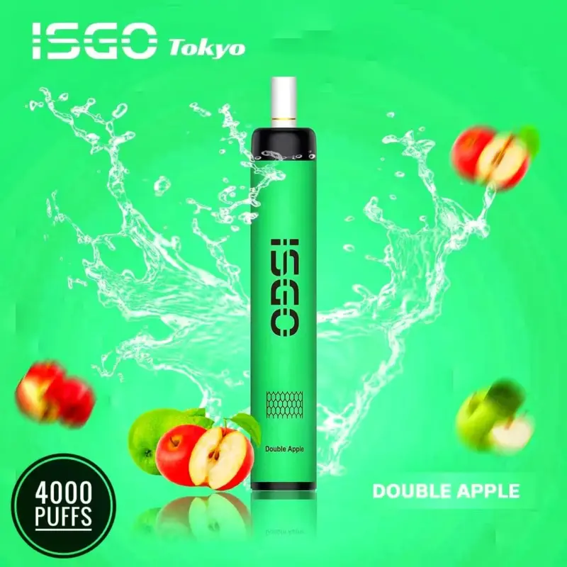 isgo tokyo 4000 puffs double apple 1024x1024@2x