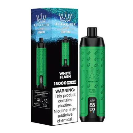 Al Fakher 15000 Puffs Vape White Flash