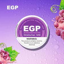 egp nicotine pouches refreshing grape 14mg