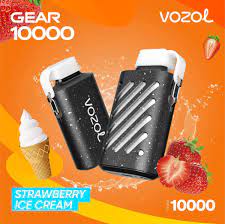 Vozol Gear 10000 Puffs Strawberry Ice Cream