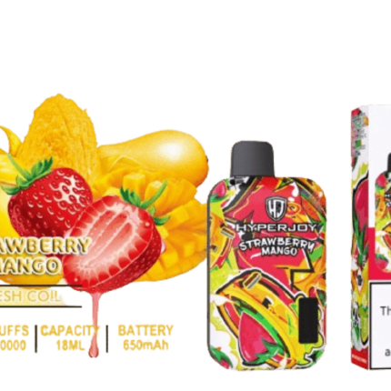 Hyperjoy 10000 Puffs Strawberry Mango