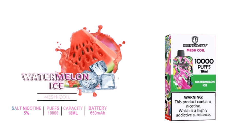 hyperjoy 10000 puffs watermelon ice