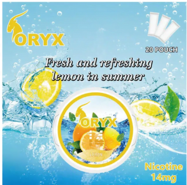 ORYX Nicotine Pouches Lemon
