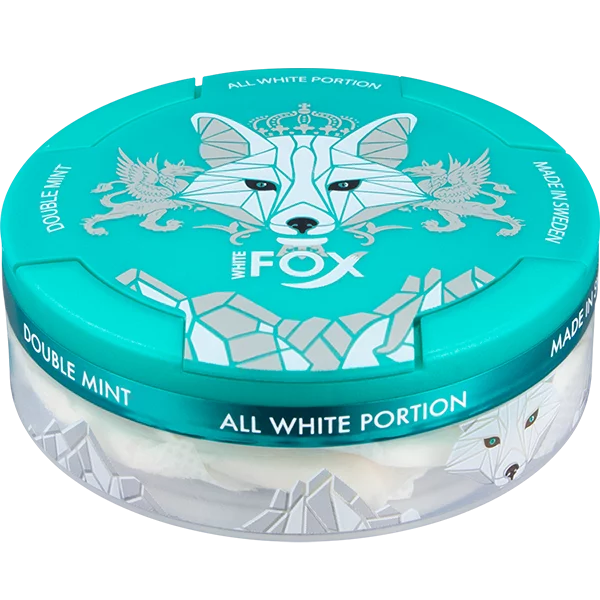 white fox nicotine pouches gn double mint