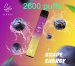 ELF Bar Vape 2600 Puffs Grape Energy