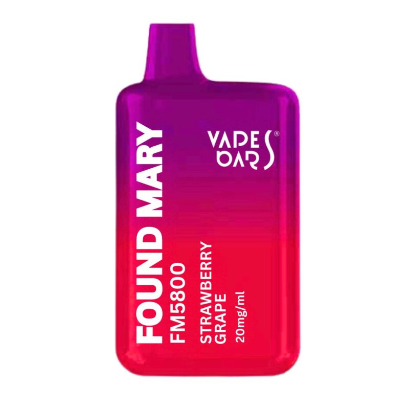 Vape Bar Found Mary FM5800 20mg vape Strawberry Grape