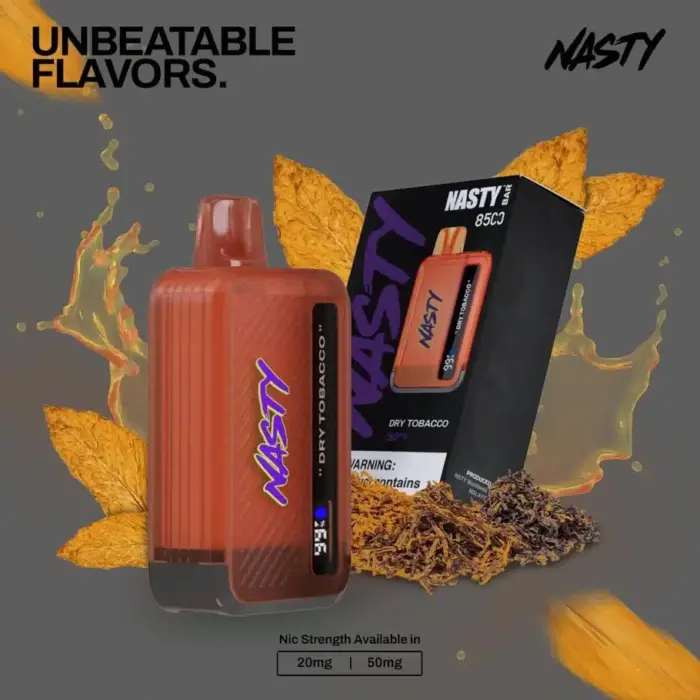 nasty vape 8500 dry tobacco