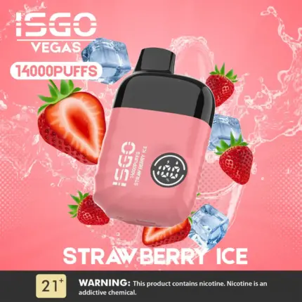 ISGO VEGAS 14000 Puffs Vape Strawberry Ice