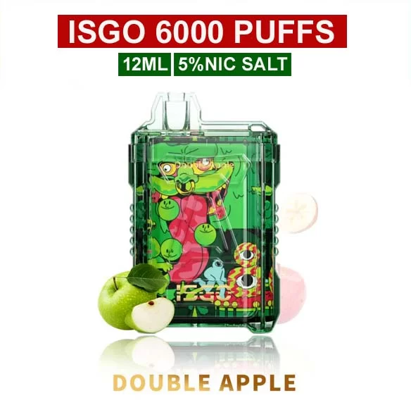 isgo vape 6000 puffs double apple