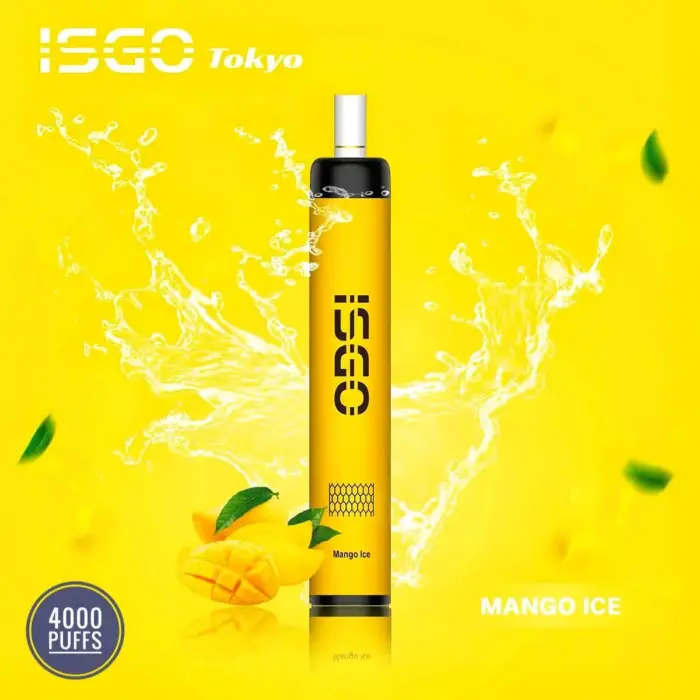 new isgo tokyo 4000 puffs mango ice