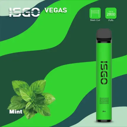 NEW ISGO VEGAS Disposable Vape 2800 Puffs Mint