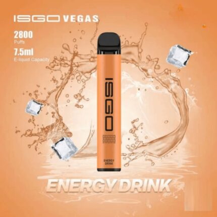 NEW ISGO VEGAS Vape 2800 Puffs Energy Drink