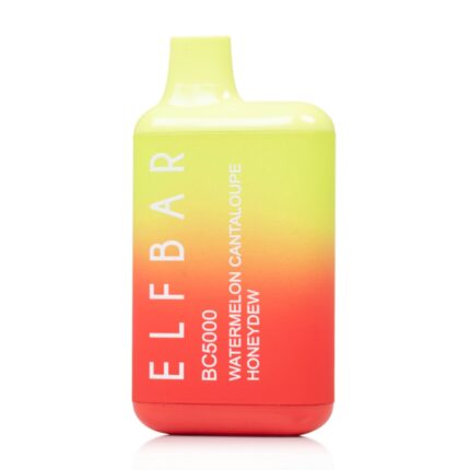 New Elf Bar Disposable Vape BC5000 Puffs Watermelon Cantaloupe Honeydew