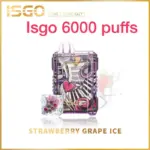 ISGO Vape 6000 Puffs Strawberry Grape Energy