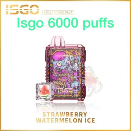 ISGO Vape 6000 Puffs STRAWBERRY WATERMELON ICE