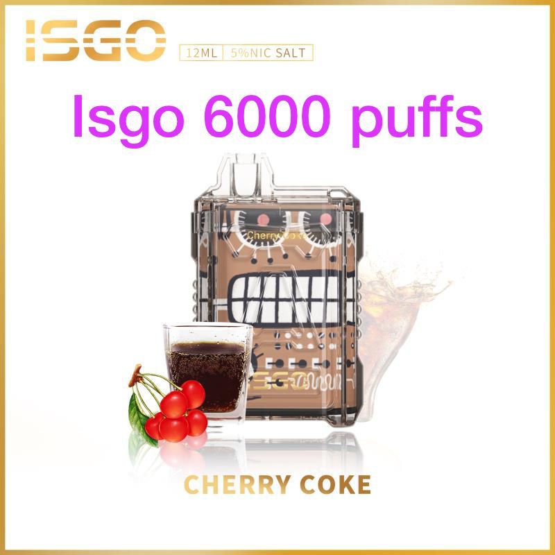 isgo vape 6000 puffs cherry coke