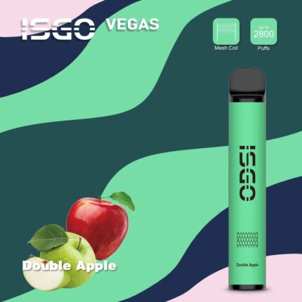 NEW ISGO VEGAS Vape 2800 Puffs Double Apple