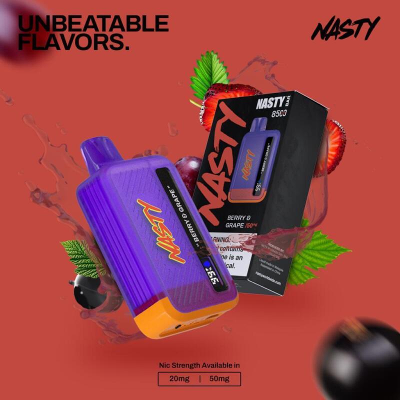 nasty vape 8500 berry & grape