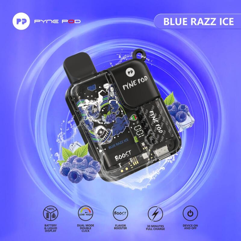 pyne pod blue razz ice