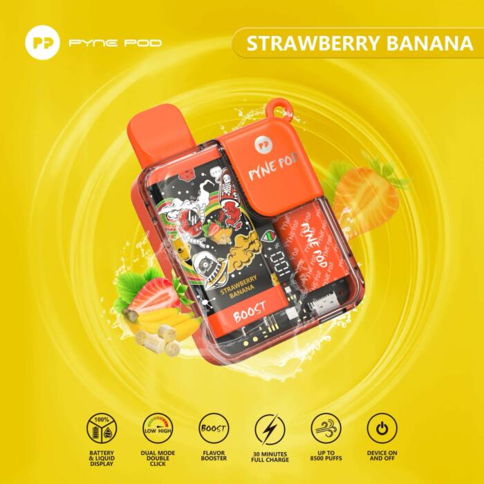 pyne pod strawberry banana