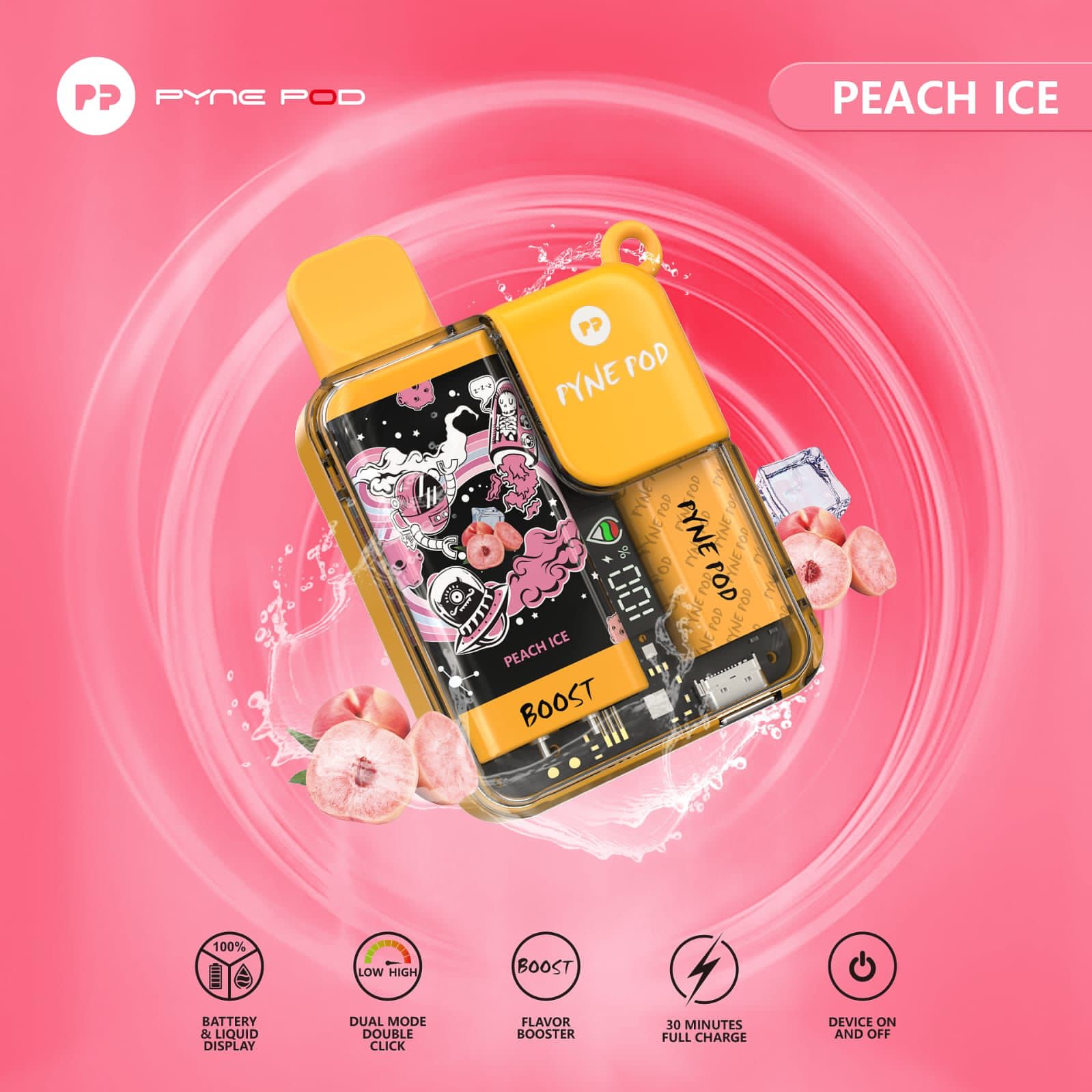 pyne pod peach ice