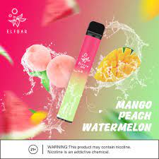 elf bar vape 2600 puffs mango peach watermelon