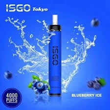 New ISGO Tokyo 4000 Puffs Blueberry Ice