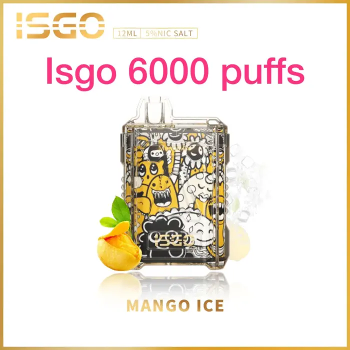 isgo vape 6000 puffs in mango ice