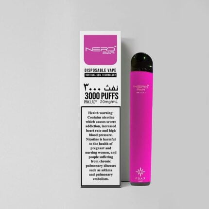 Nerd Bar 3000 Puffs Disposable Vape Pink lady