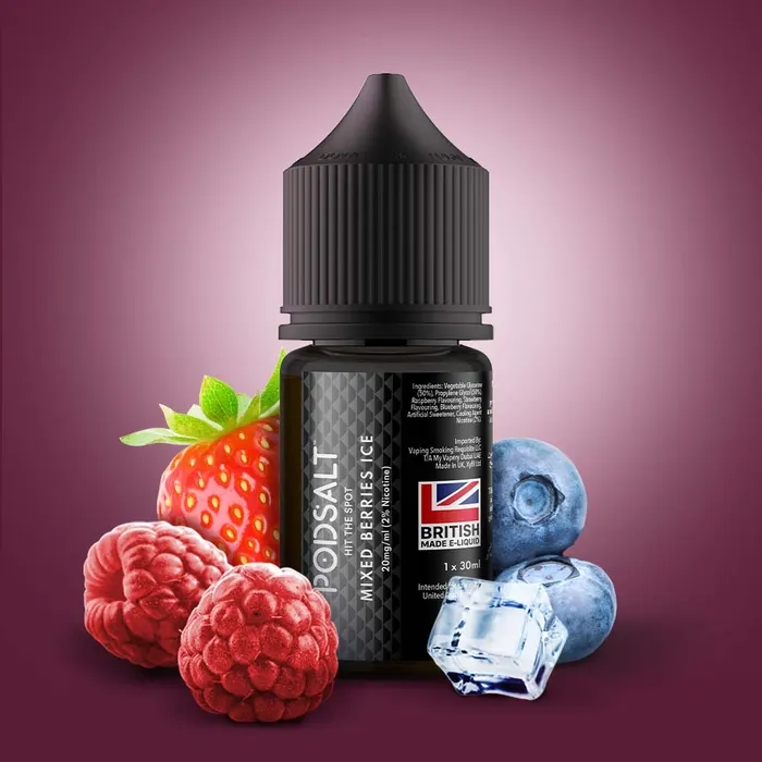 pod salt core 20mg/30ml mixed berries ice