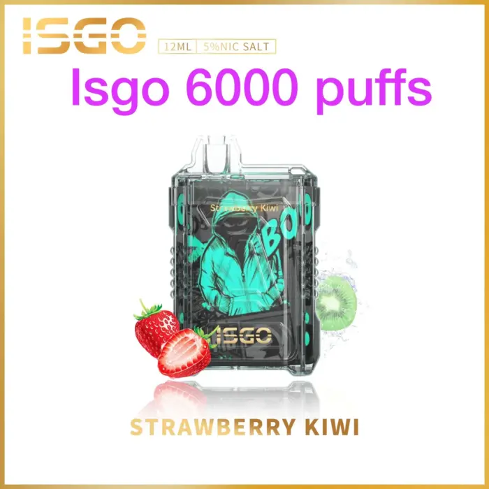 isgo vape 6000 puffs strawberry kiwi