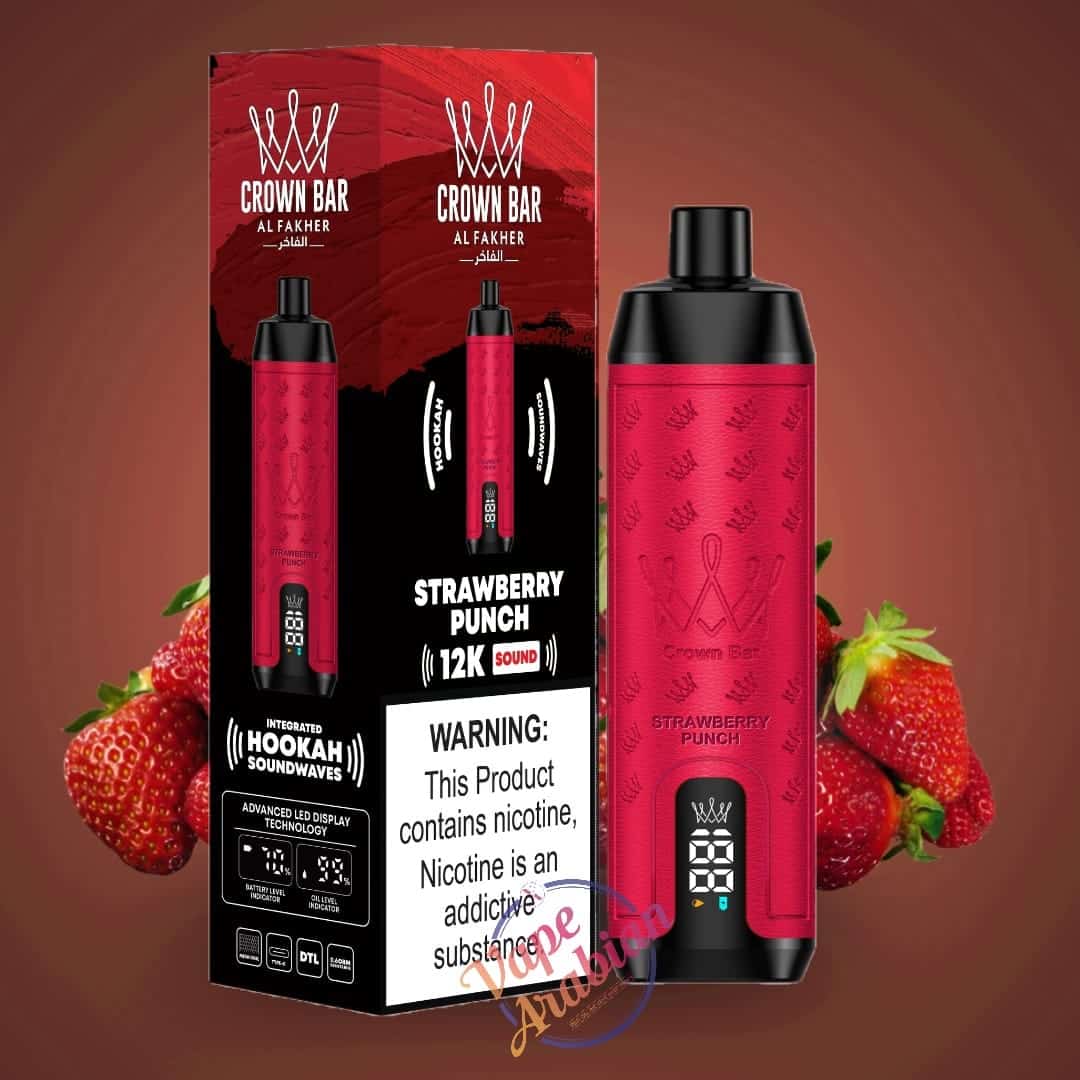 al fakher 12000 puffs strawberry punch